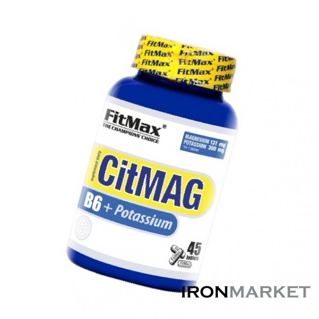 FitMax CitMag B6+ Potassium 45 таблеток