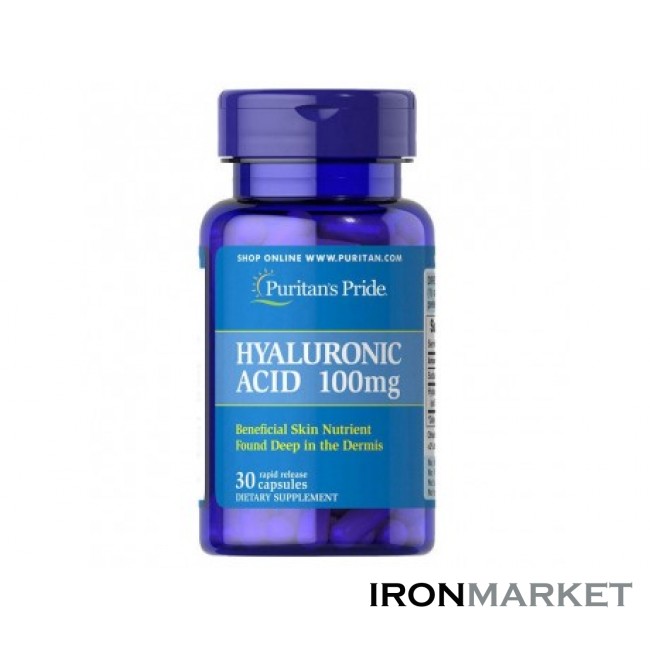 Hyaluronic Acid 100 мг Puritan's Pride (30 капсул)