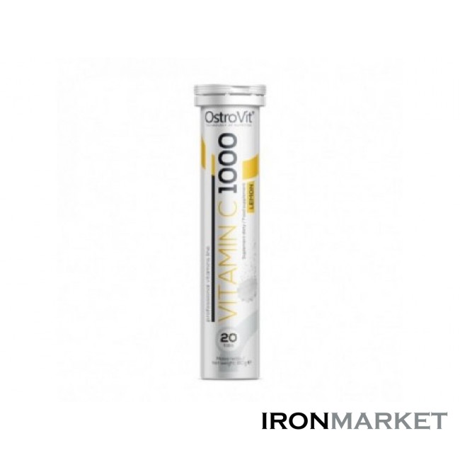 Шипучие таблетки Vitamin C Ostrovit (20 таблеток)