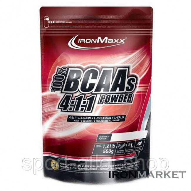 BCAAs 4:1:1 550 грамм IronMaxx