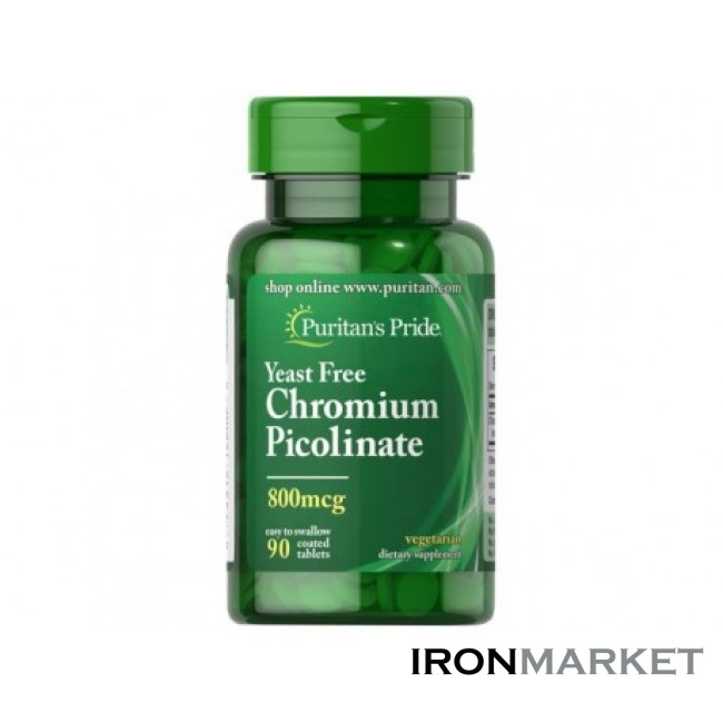 Chromium Picolinate 800 мкг Yeast Free (90 таблеток)