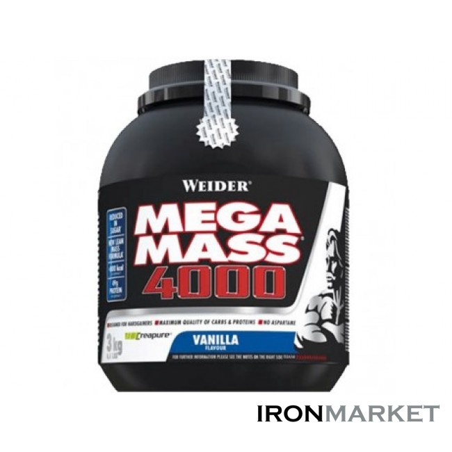 MEGA MASS 4000 Weider 3кг