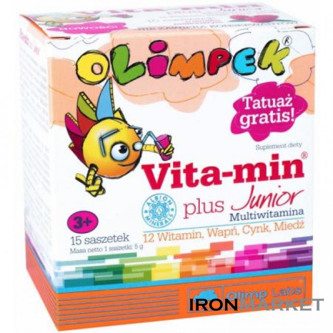Olimp Vita-min Plus Junior Multivitamins 15 пакетиков