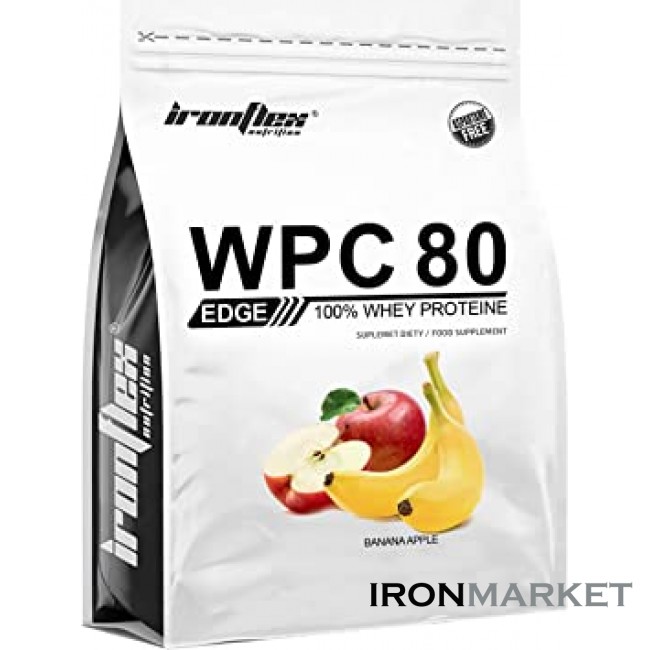 WPC 80 EDGE Whey Protein Concetrate 900 грамм IronFlex Nutrition