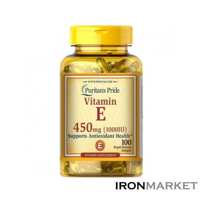 Vitamin E 450 мг Puritan's Pride (100 капсул)