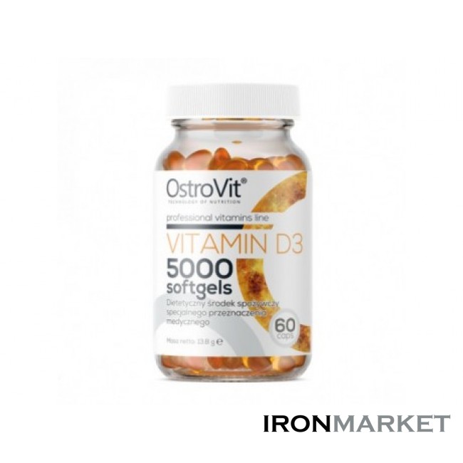 Витамин D3 5000 Ostrovit (60 капсул)