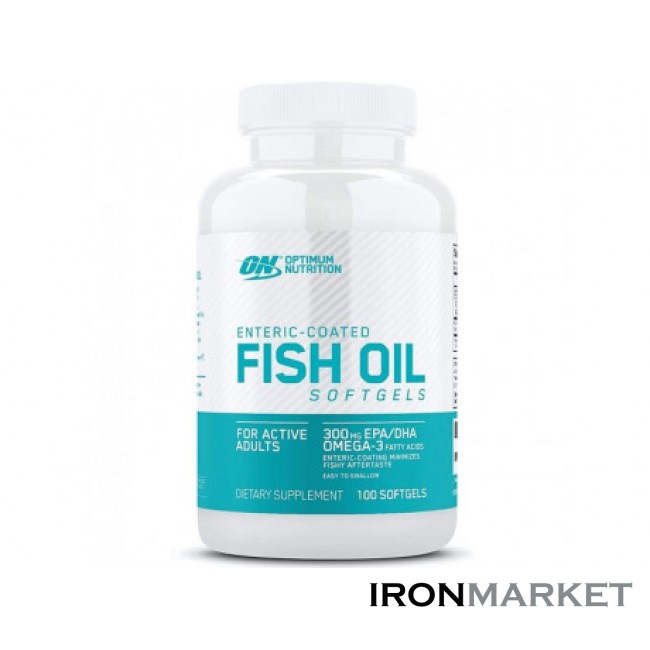 Enteric Coated Fish Oil Optimum Nutrition (100 капсул)