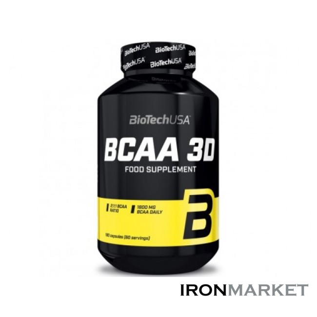 BCAA 3D BioTech USA (180 капсул)