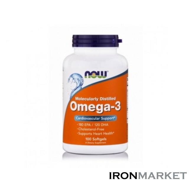 Omega-3 1000 mg Now Foods (100 капсул)