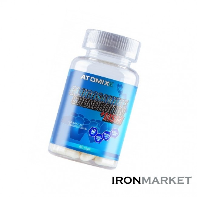 Atomixx Glucosaminе Chondroitin+MSM 60 капсул