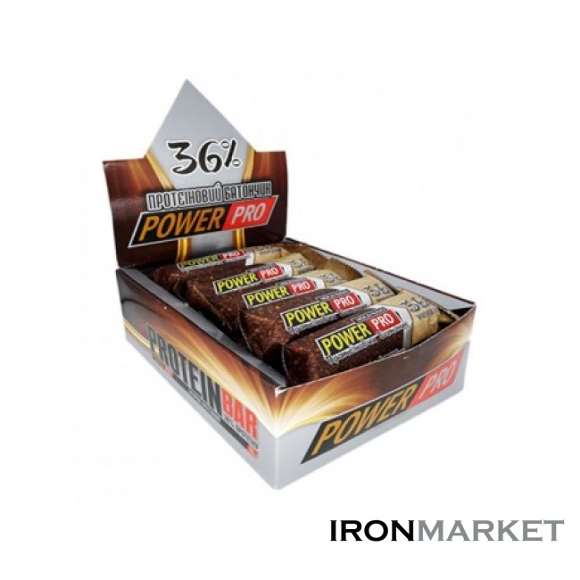 Батончики Power Pro 36% Моккачино (20 шт)