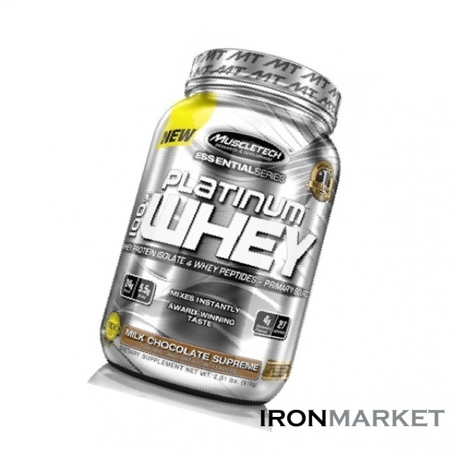 Muscletech Platinum 100% Whey 900 грамм