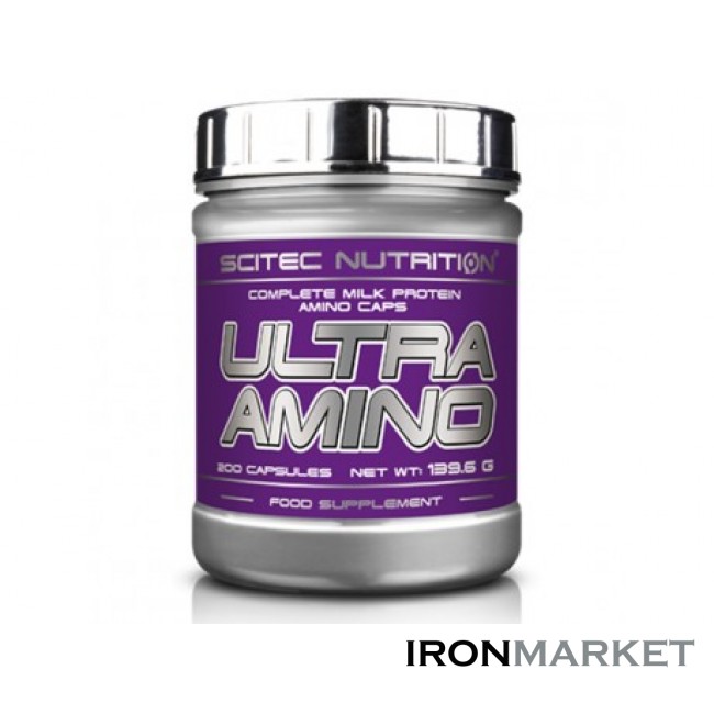 Ultra Amino SCITEC NUTRITION (200 капсул)