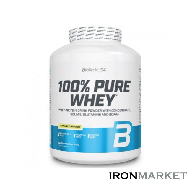 100% PURE WHEY BioTech USA 2.27кг