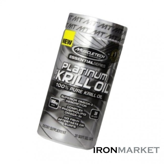 Muscletech Platinum Pure Krill Oil 30 капсул