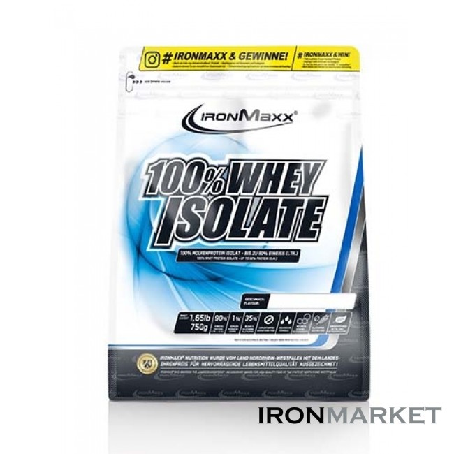 100% Whey Isolate 750 грамм IronMaxx
