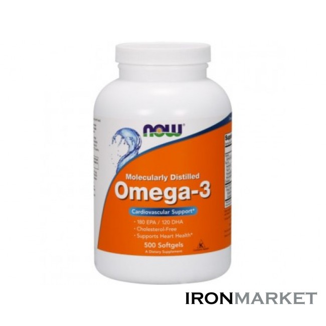 Omega-3 1000 mg Now Foods (500 капсул)