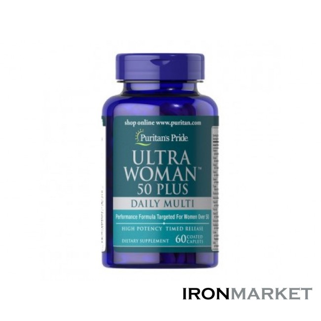 Multi-Vitamin Ultra Woman 50 Plus Puritan Pride (60 таблеток)