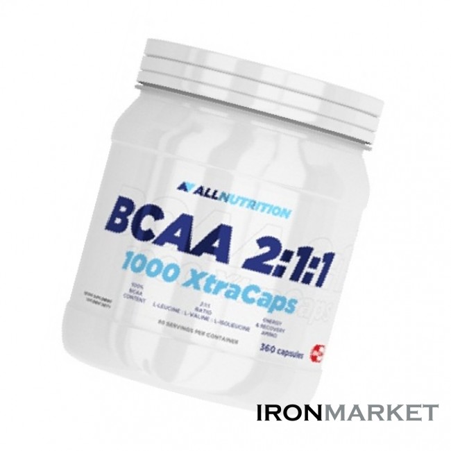 AllNutrition BCAA 2:1:1 1000 Xtra Caps 360 капсул