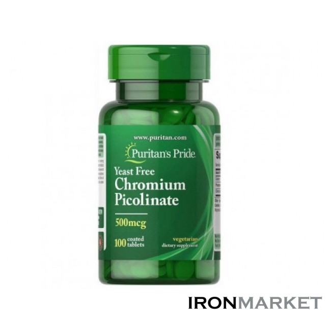 Chromium Picolinate 500 мкг Yeast Free (100 таблеток)