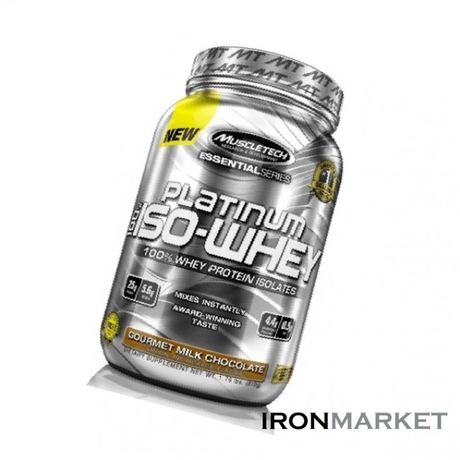 Muscletech Platinum 100% Iso-Whey 807 грамм
