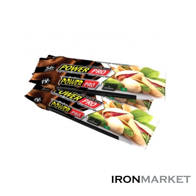 Батончик протеиновый 36% фисташковое пралине 60 грамм