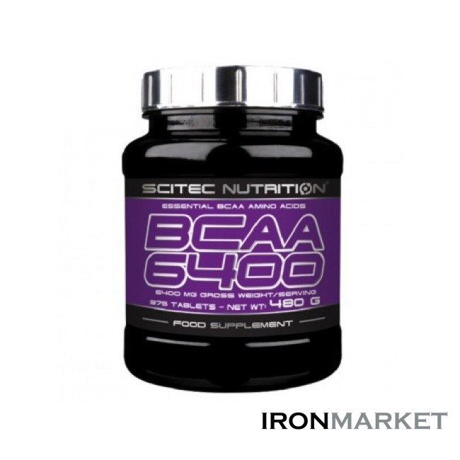 BCAA 6400 SCITEC NUTRITION (375 таблеток)