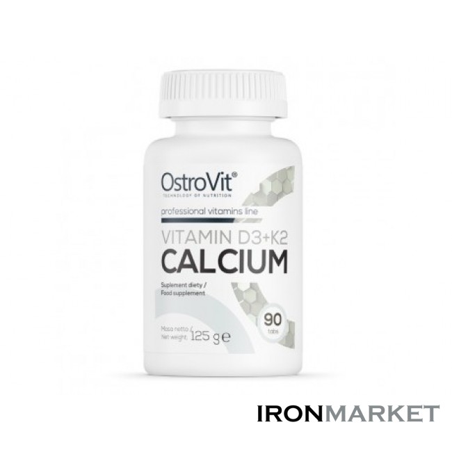 Vitamin D3+K2 Calcium OstroVit (90 таблеток)