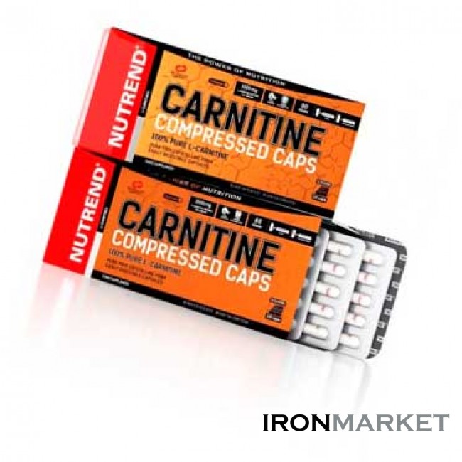 Carnitine Compressed Caps Nutrend 120 капсул