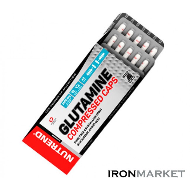 Glutamine Compressed Caps 120 капсул Nutrend