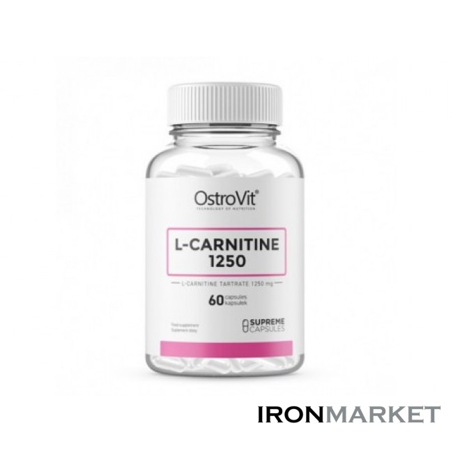 Жиросжигатель L-Carnitine 1250 OstroVit (60 капсул)