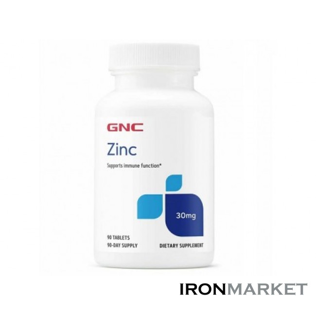 Zinc GNC as Zinc Citrate 30mg (90 таблеток)