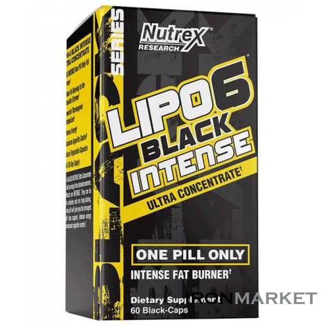 Жиросжигатель Lipo-6 Black Intense Ultra Concentrate (60 капсул)
