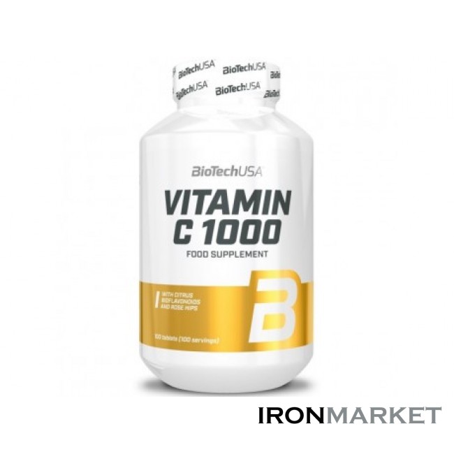 Vitamin C 1000 BIOFLAVONOIDS BioTech USA (100 таблеток)