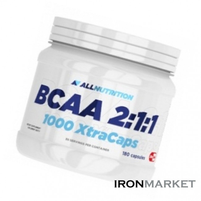 AllNutrition BCAA 2:1:1 1000 Xtra Caps 180 капсул