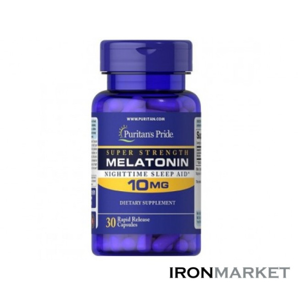 Melatonin 10 мг Puritan Pride (30 капсул)
