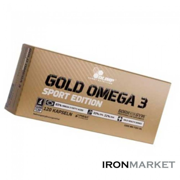 Gold Omega 3 Sport edition Olimp 120 капсул