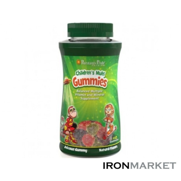 Детские Витамины и Минералы Puritan Pride (120 капсул)