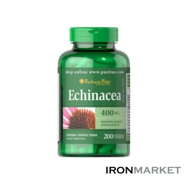 Echinacea 400 мг Puritan's Pride (200 капсул)