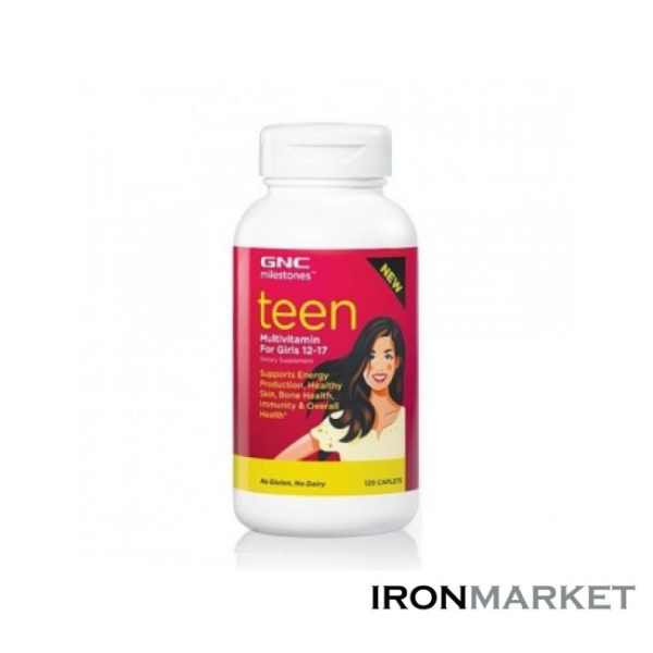Витамины Teen Multivitamin For Girls GNC (120 таблеток)