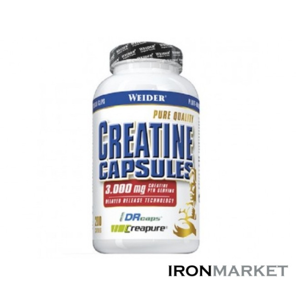 Creatine Pure Capsules Weider (200 капсул)