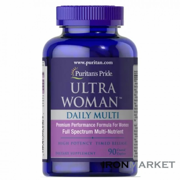 Витамины Ultra Woman Puritan's Pride (90 капсул)