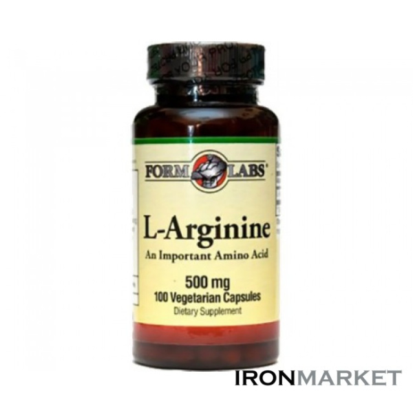 L-Arginine 100 капсул Form Labs