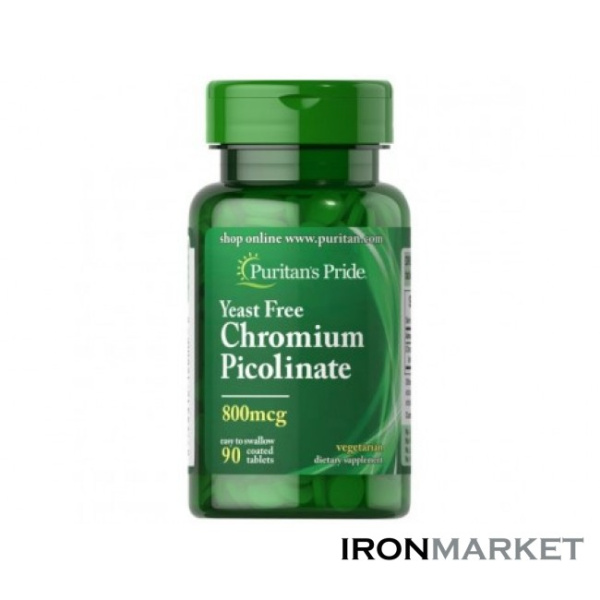 Chromium Picolinate 800 мкг Yeast Free (90 таблеток)