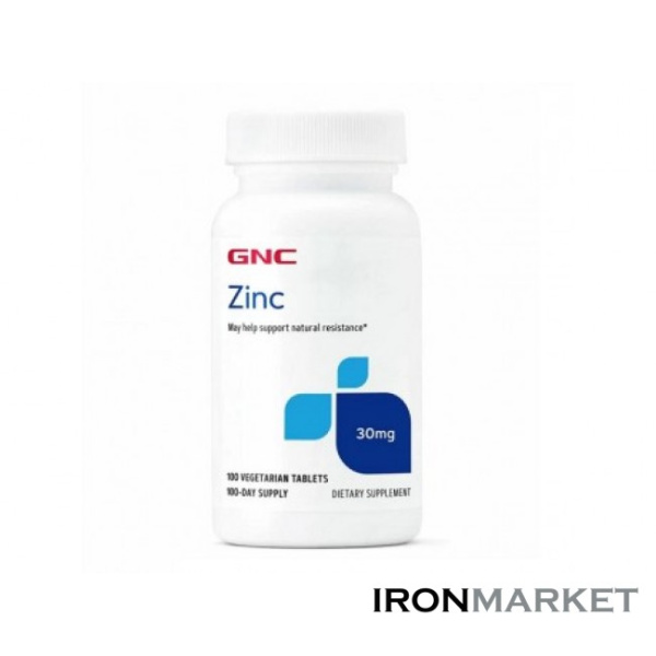 Zinc GNC 30mg (100 таблеток)