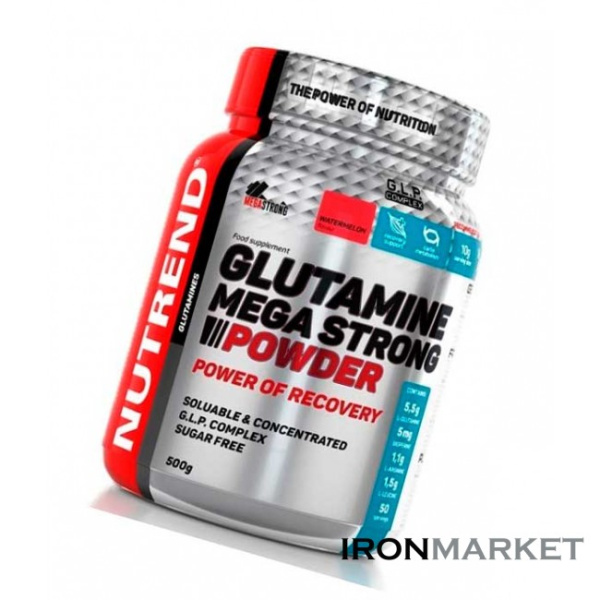 Glutamine Mega Strong Powder Nutrend 500 грамм