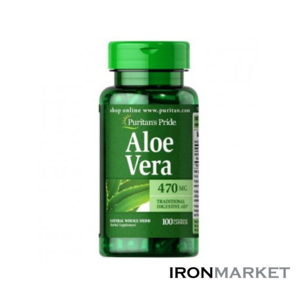 Aloe Vera 470 мг Puritan's Pride (100 капсул)