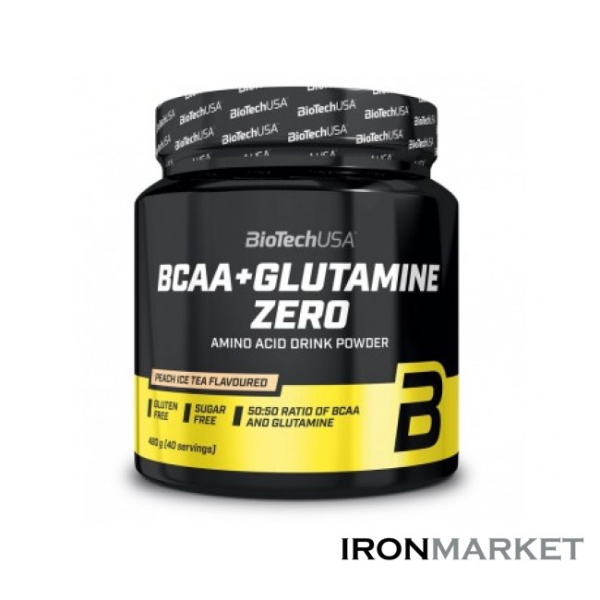 BCAA + Glutamine ZERO BioTech USA (480 грамм)