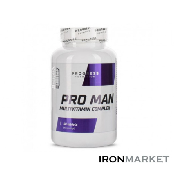 Витамины Pro Men Progress Nutrition (60 таблеток)