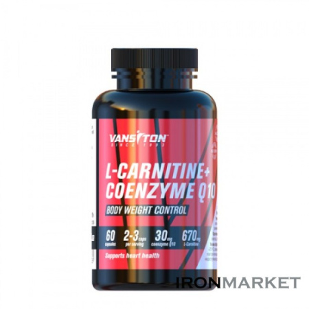 L-Карнитин + Коэнзим Q10 60 капсул Ванситон